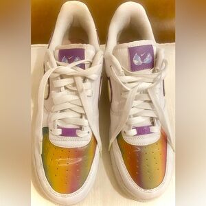Nike Air Force 1s Holographic Womens sneaker Size 10